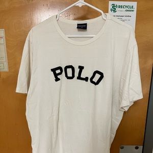 White Ralph Lauren polo shirt